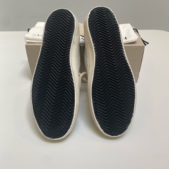 Golden Goose Superstar Sneaker White Leather/Taupe/Black/Mauve Glitter sz 40 NIB - Picture 8 of 12